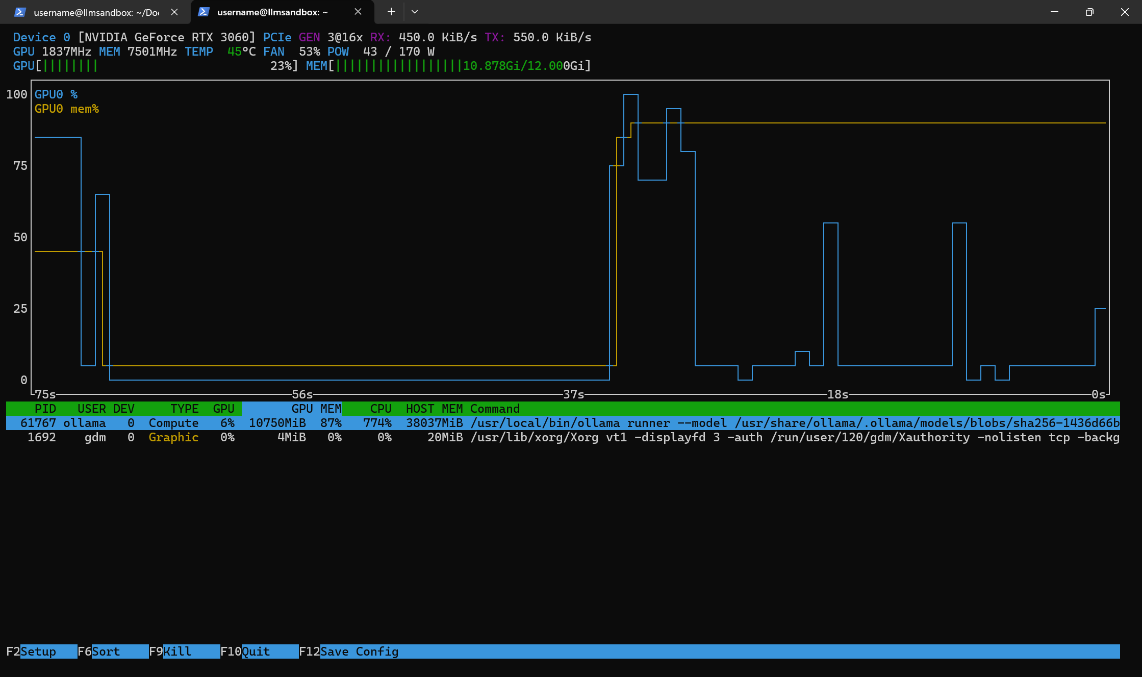 Lab photo or screenshot